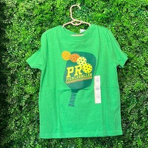 Pro Pickleballer Kids Green T-Shirt